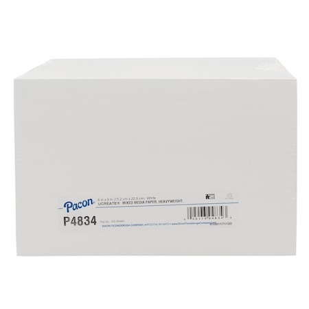 Ucreate Mixed Media Art Paper, Heavyweight, 6in. x 9in., 500 Sheets, 500PK P4834